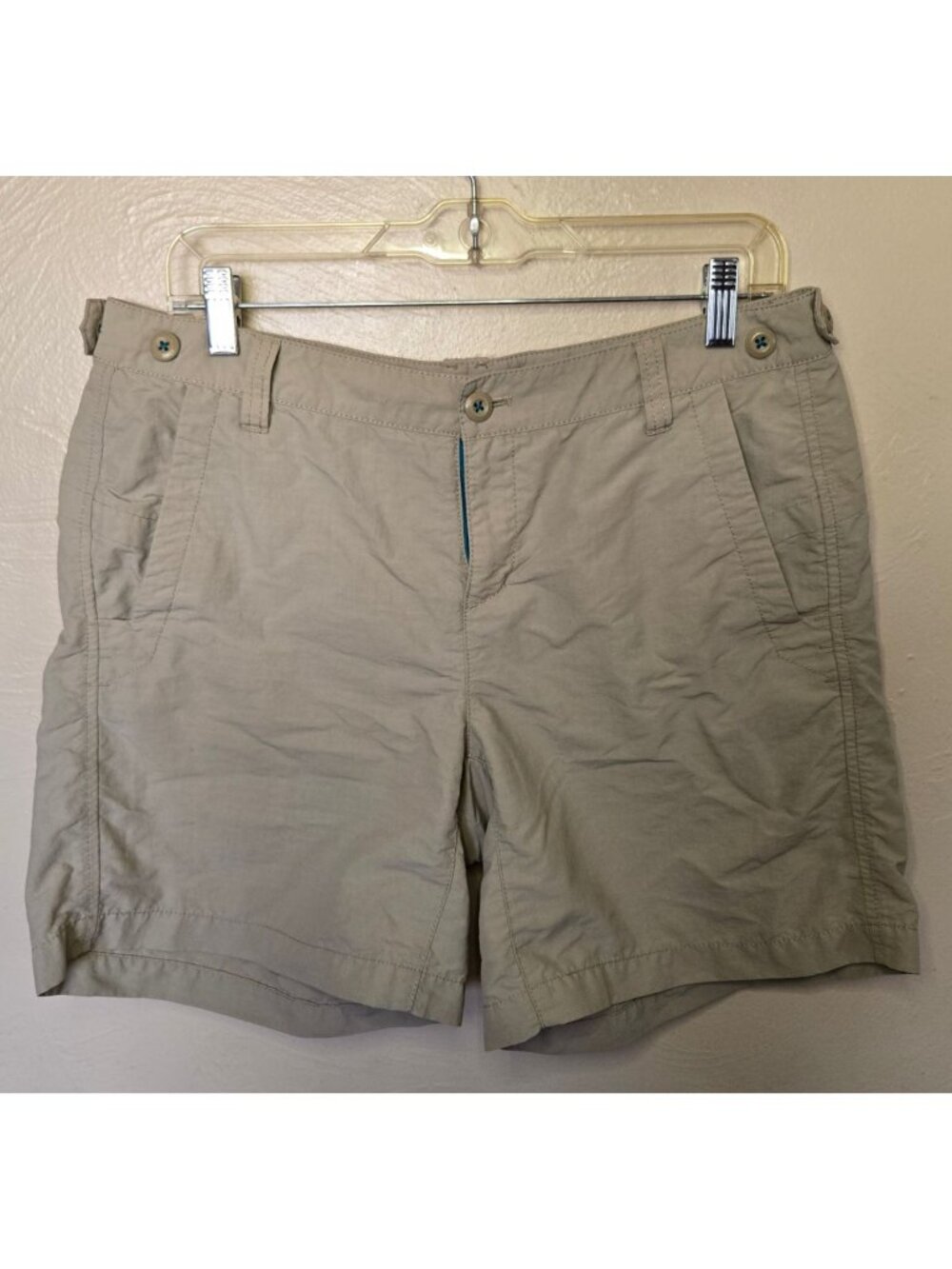 Eddie Bauer Sport Nylon Trail Shorts Size 10 Outdoors Activity Hiking Quick Dry